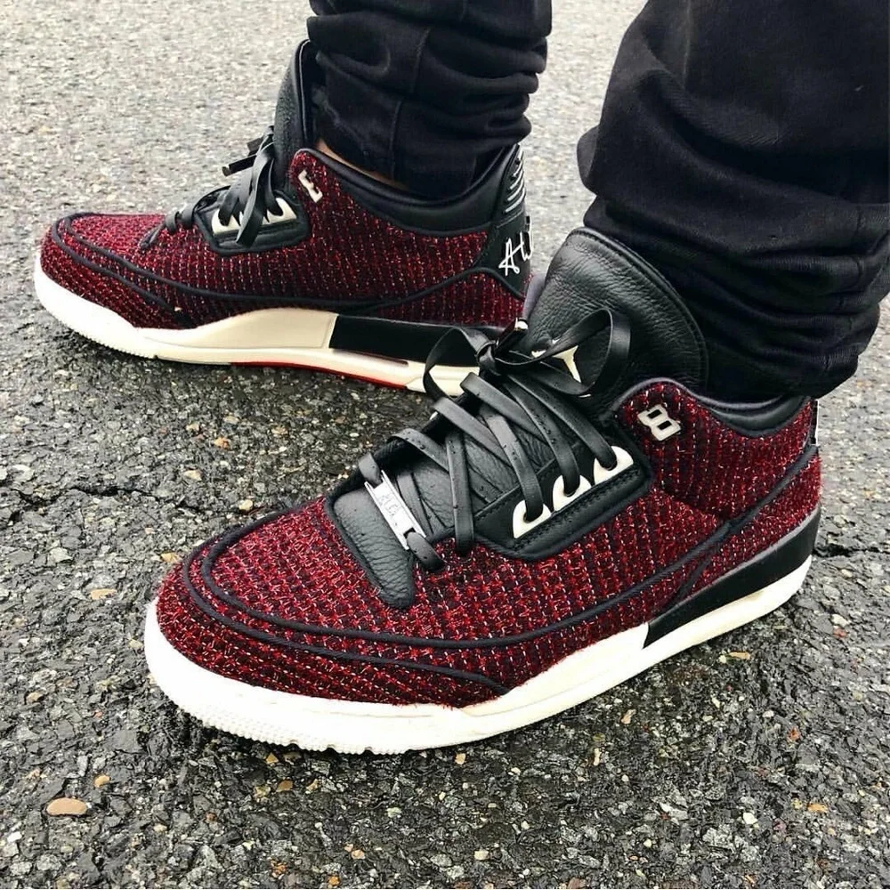 Jordan 3 Retro AWOK Vogue University Red (Women's)